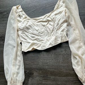 Vintage urban outfitters cropped blouse